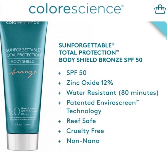 Colorscience Sunforgettable Total Protection Body Shield Bronze sunscreen NWT - Picture 2 of 4